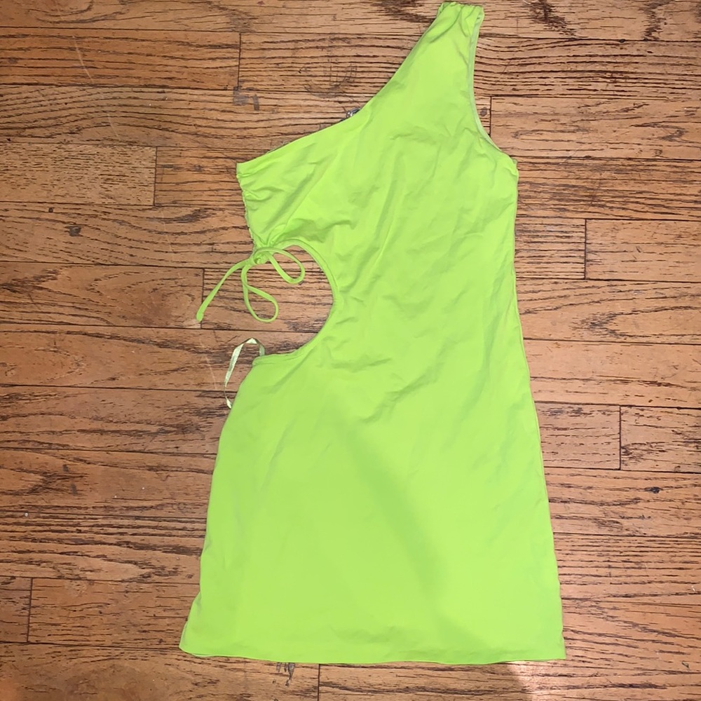 Tiger Mist Neon Dress with cut out